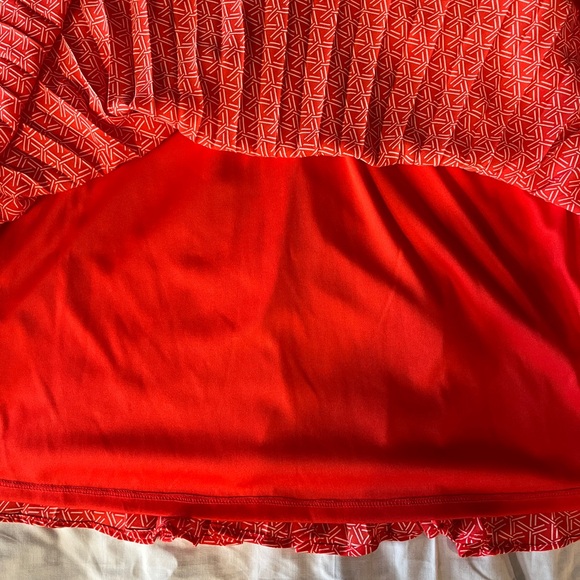 Banana Republic Sleeveless Red Patterned Mini Dress, Size 6 NWT - Picture 4 of 16